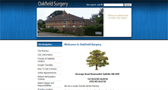 Desktop Screenshot of oakfieldsurgery.org